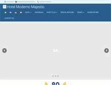Tablet Screenshot of modernomajestic.it